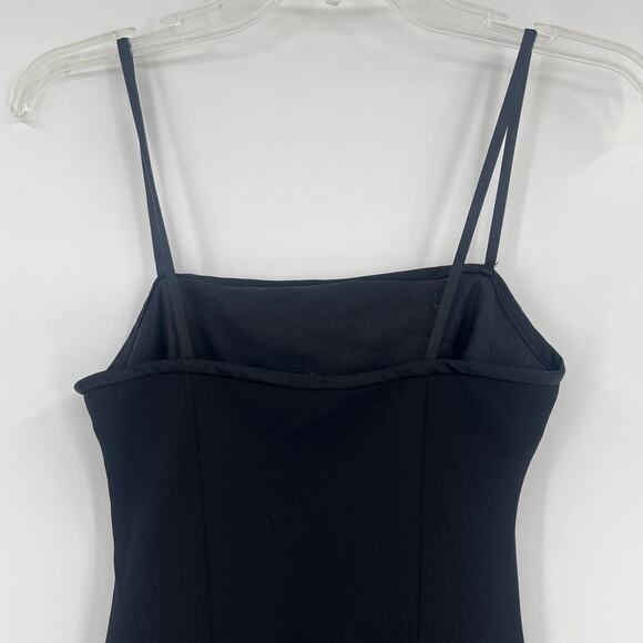 Vtg 90s Jones New York Asymmetric Dress Sz 6 LBD Slip Y2K Grunge Cocktail Hoco - Picture 9 of 12